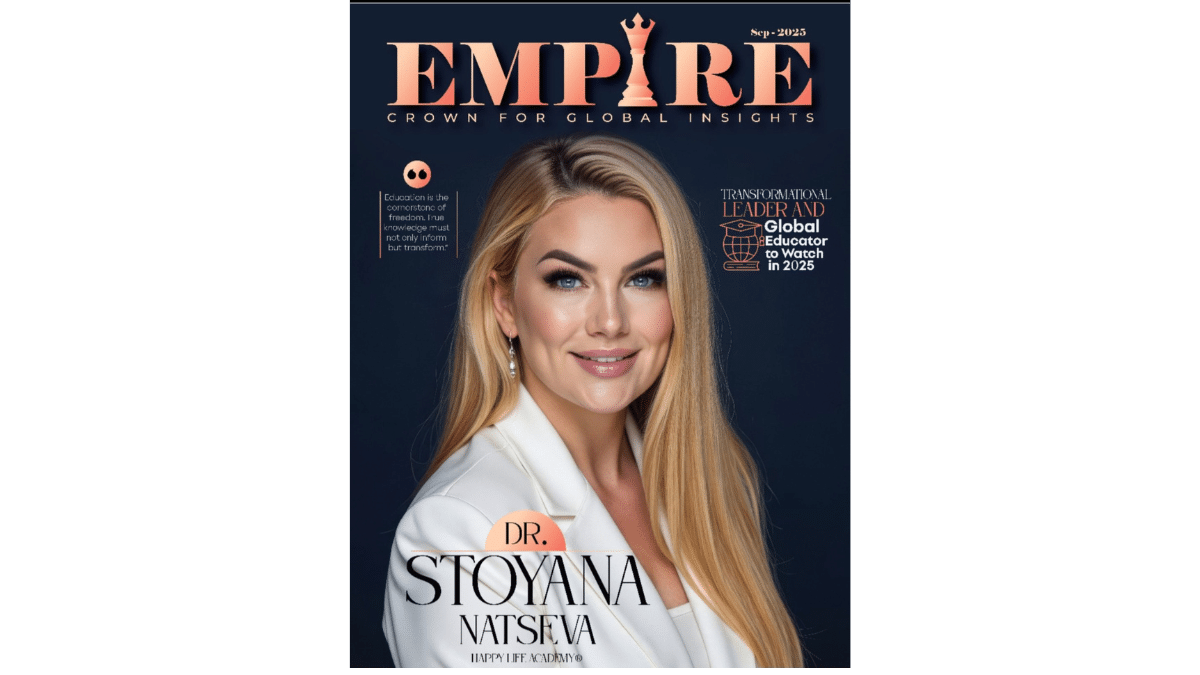 Д-р Стояна Нацева – корица на EMPIRE