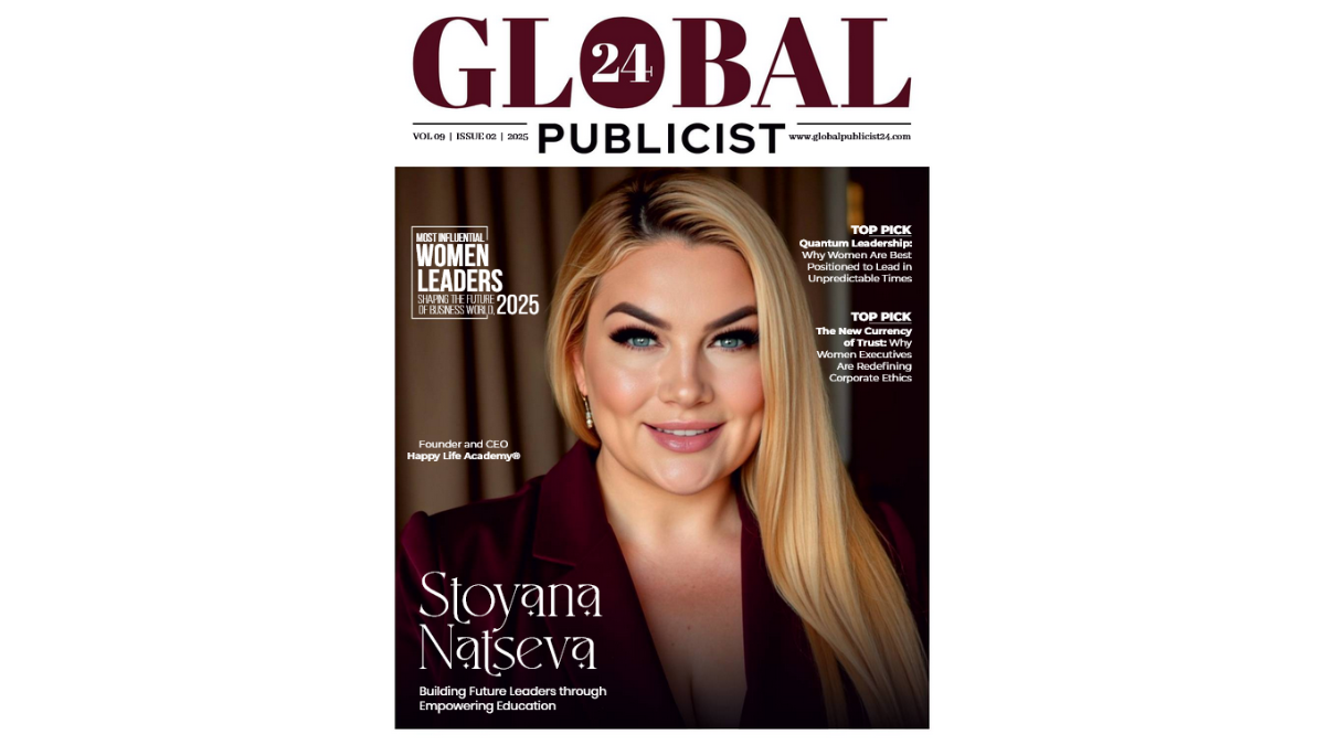 Д-р Стояна Нацева – корица на Global Publicist 24